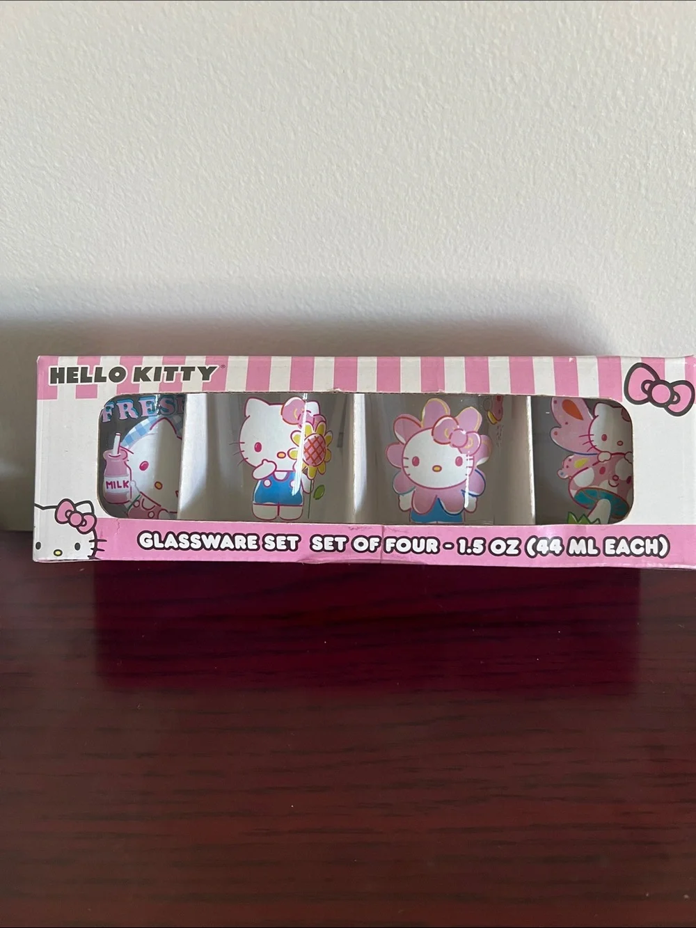Hello Kitty Shot Glasses-Set of Four